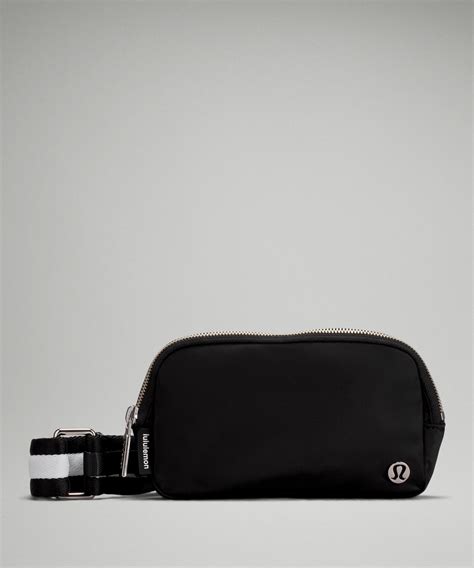 In terms of dimensions, there is a noticeable difference between the length and width of the two though. . Lululemon everywhere crossbody bag